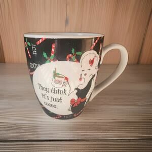 C. R. Gibson Working Girls Design 18 Oz Holiday Mug They Think It's Just...